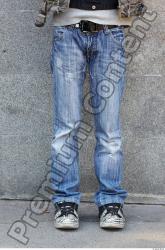 Leg Head Man Woman Casual Jeans Slim Street photo references